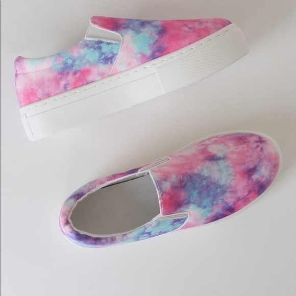 Pink Tie-Dye Sneakers - Picture 2 of 2